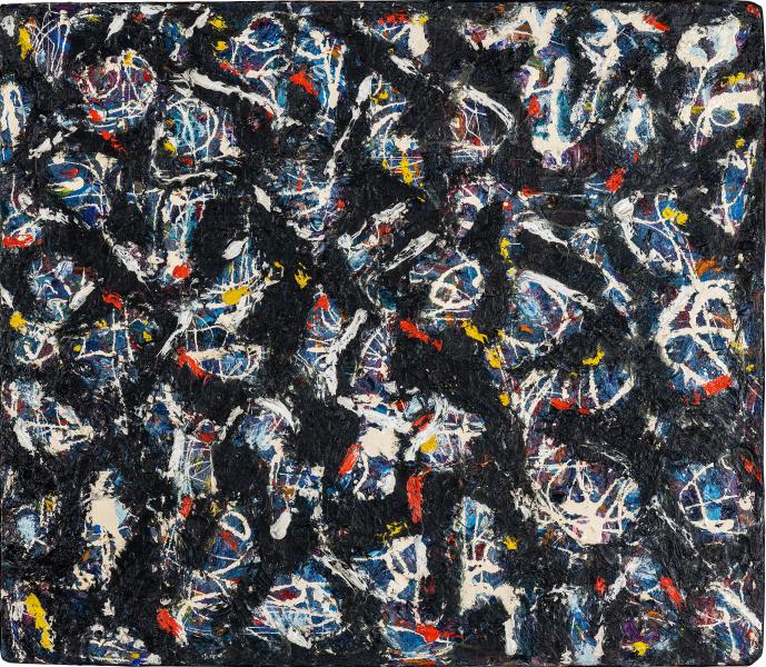 Das Bild «Abstract No2» von 1946 ist eines ihrer frühen Werke.