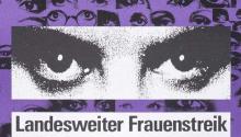 Plakat des ersten landesweiten Frauenstreiks in der Schweiz 1991